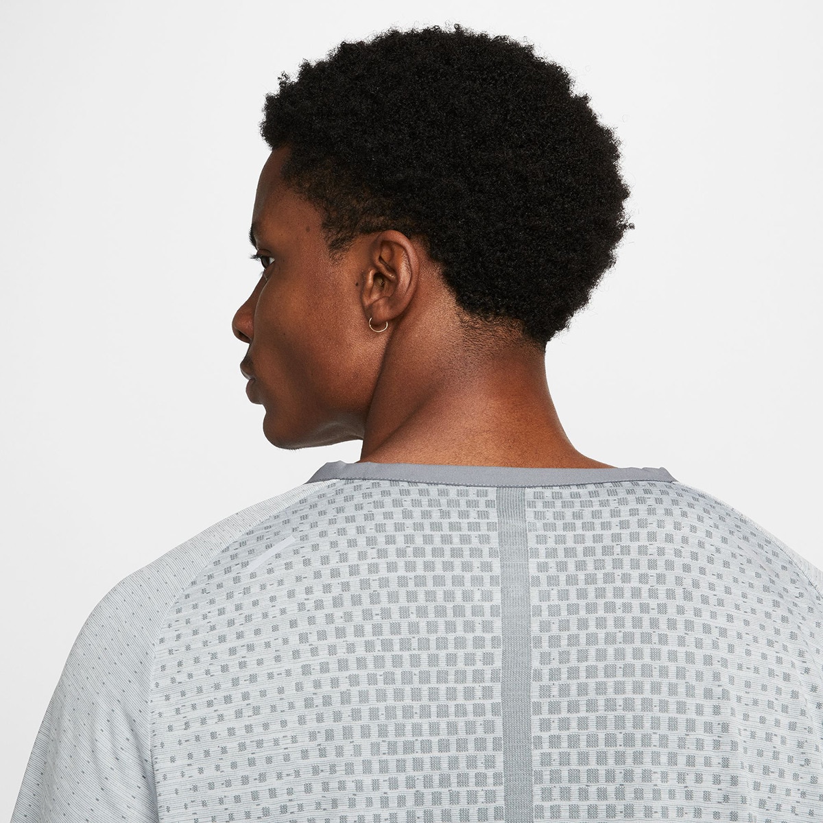 T-shirt de Homem Dri-FIT ADV Techknit Ultra Cinzento-4