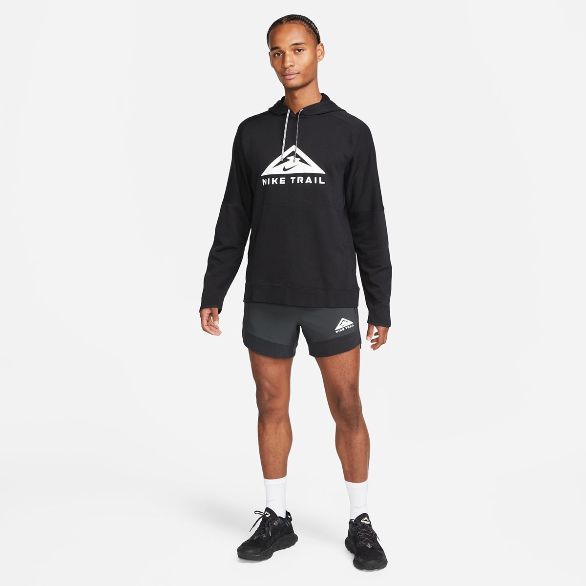 Sweatshirt de Homem Trail Magic Hour Preto-6