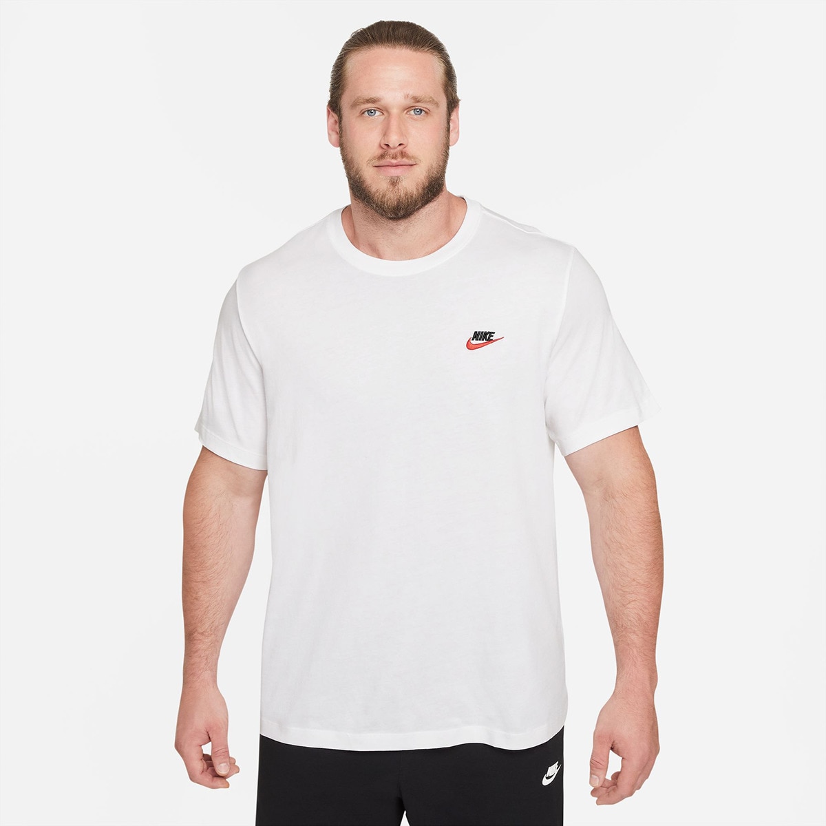 T-shirt de homem Sportswear Club Nike Branco-5
