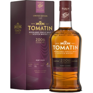 Whisky Port Casks Edição Limitada 15 anos garrafa 70 cl - Tomatin