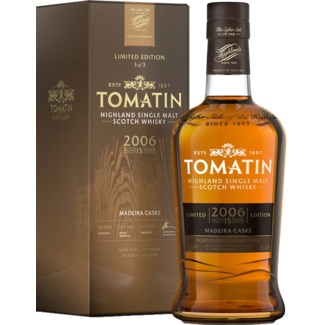 Whisky Madeira Casks Edição Limitada 15 anos garrafa 70 cl - Tomatin