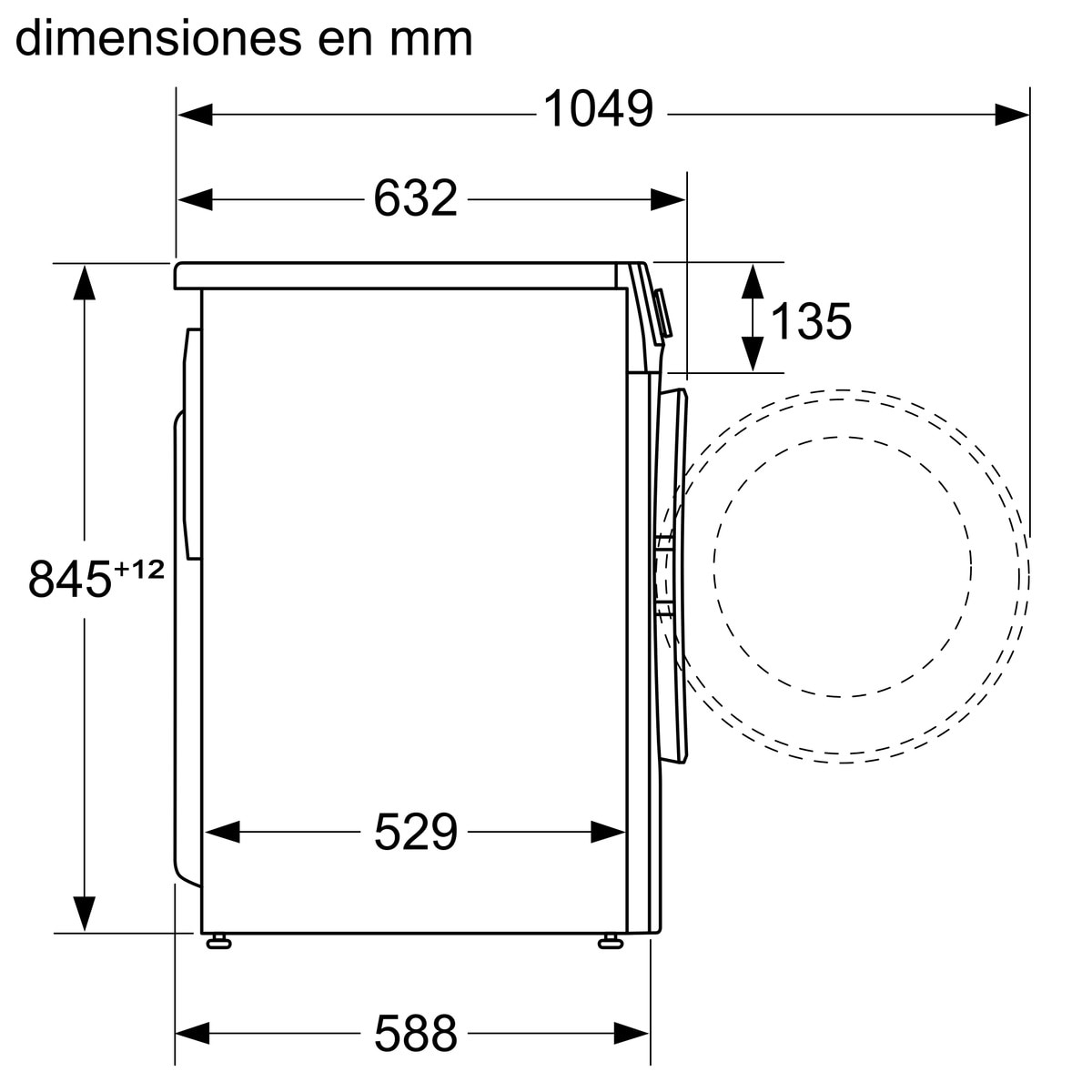 Máquina de Lavar Roupa Bosch Serie 6 WGG254ZXES Carga Frontal de 10 Kg e 1400 rpm - Inox Inox-2