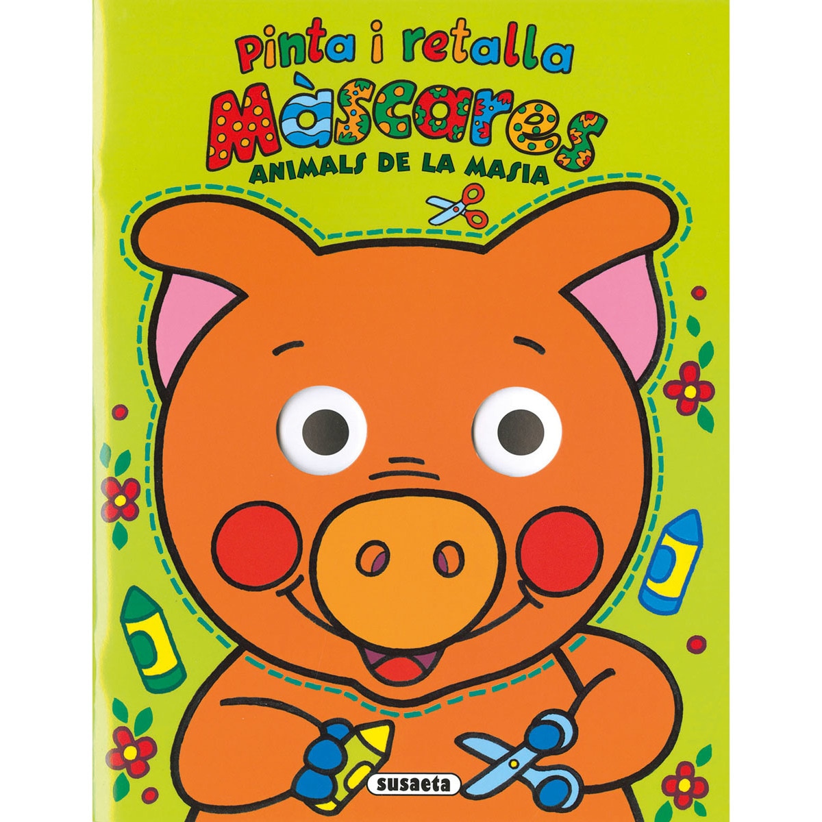 Animals de la masia pinta i retalla màscares 1