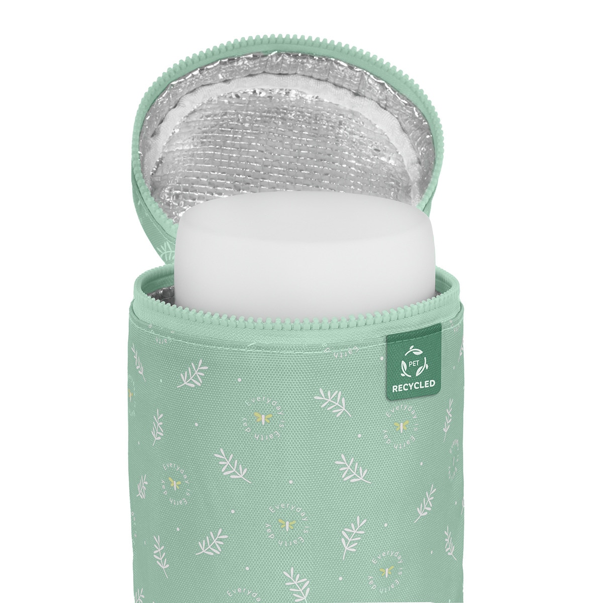 Bolso Isotérmico Miniland Ecothermibag 700ml Verde Agua-2