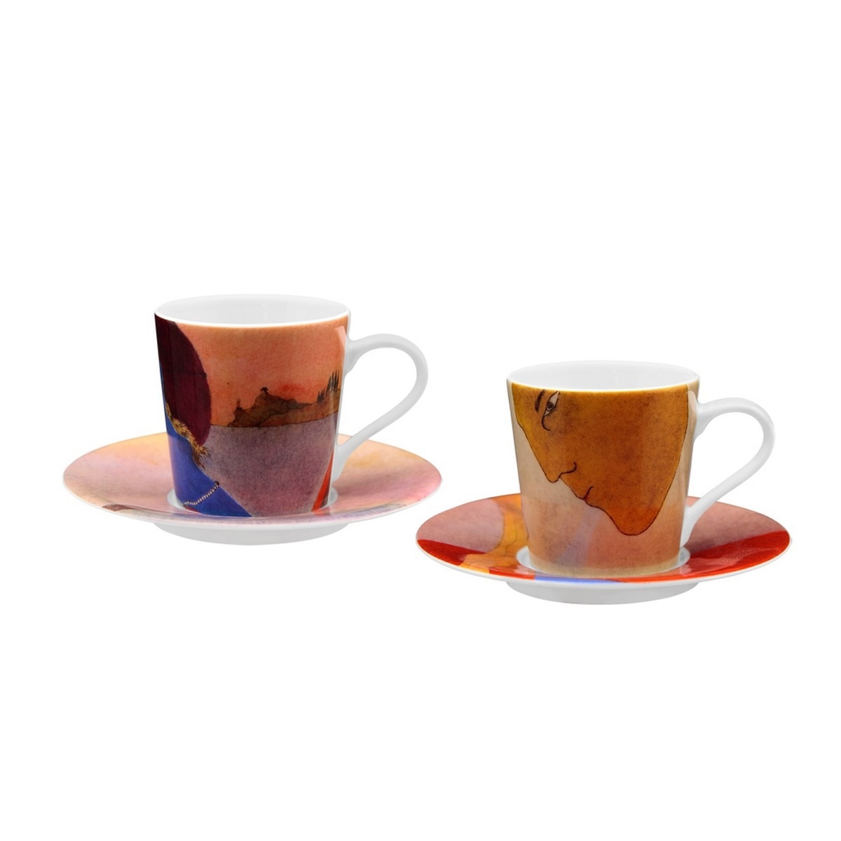 Imagem 0 de Conjunto 2 Pares Chávena Café Mário Botas + Relógio + Doroteia