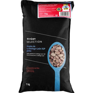alubia pinta extra IGP de la Bañeza-León saco 1 kg - El Corte Ingles Selection