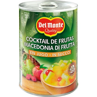 cóctel de frutas en zumo lata 250 g neto escurrido - Del Monte