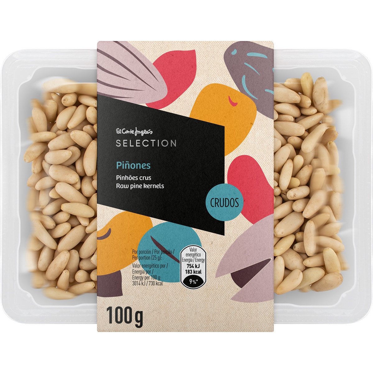 piñones crudos tarrina 100 g