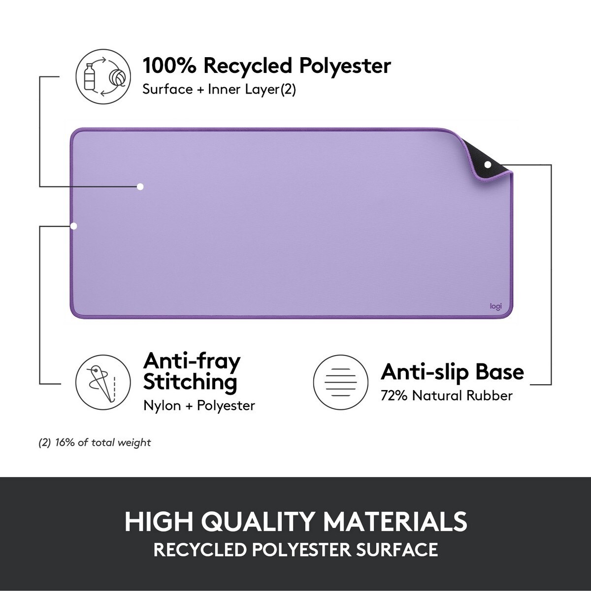 Tapete Desk Mat Studio Series - Lavanda Lavender-4