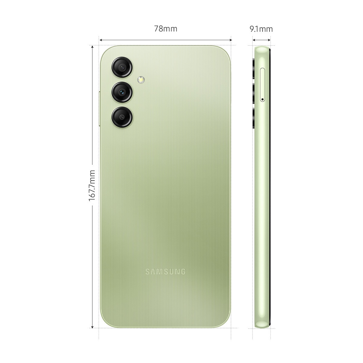 Samsung Galaxy A14 4 GB + 128 GB móvil libre Verde-3