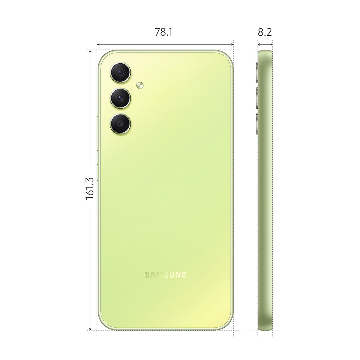 Samsung Galaxy A34 5G 6 GB + 128 GB móvil libre Verde-3