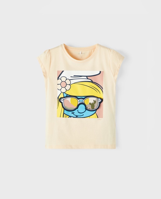 Imagen 0 de Camiseta niña licencia Pitufos