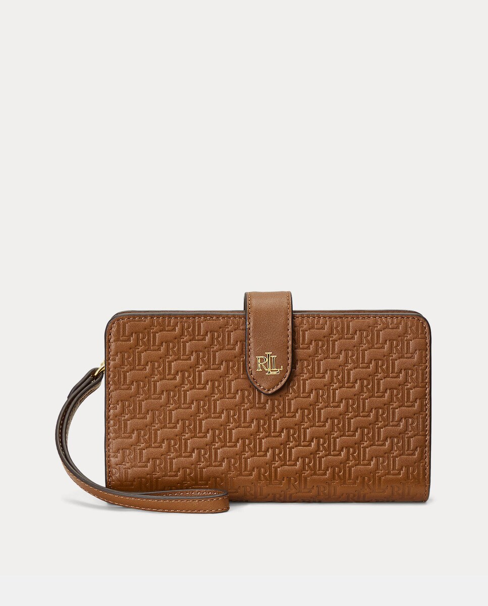 Grande pochette zippée dans les tons