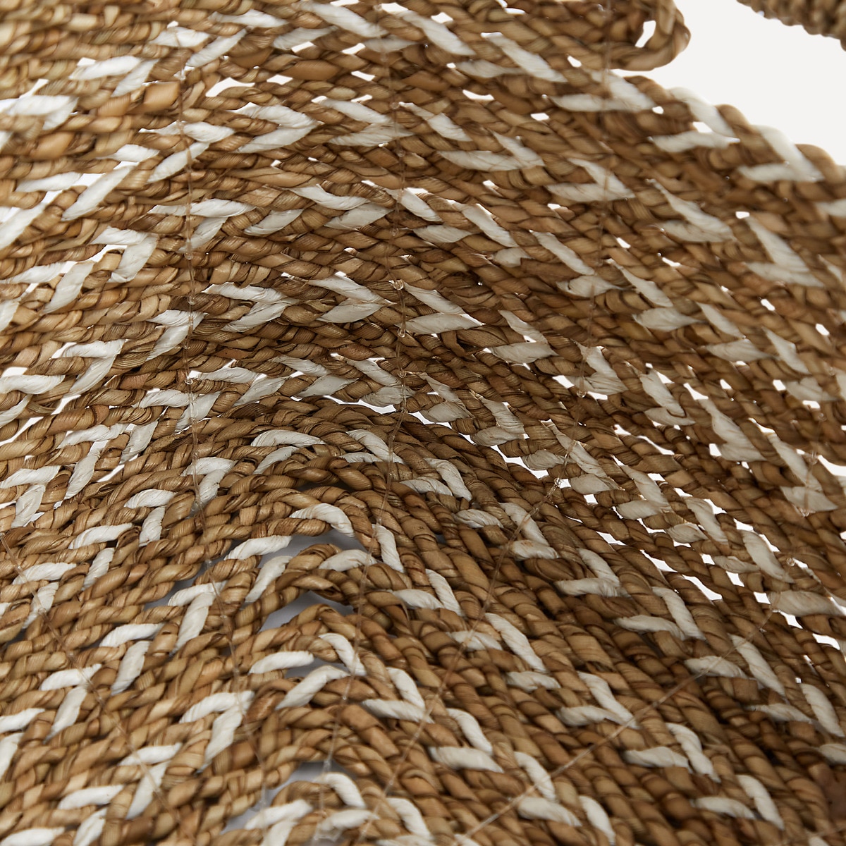 Cesta Decorativa Oval Branco-4