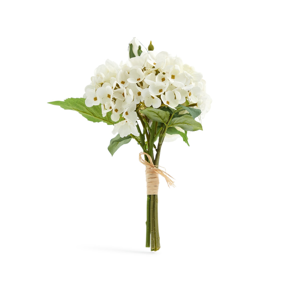 Ramo artificial de hortênsias e peónias Creme-1