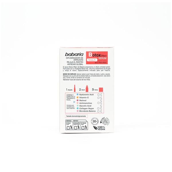 Botox Effect TotaLift daily anti-wrinkle face serum doser 30 ml