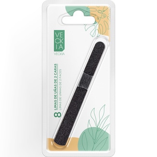 limas de uñas de 2 caras blister 8 unidades - Veckia