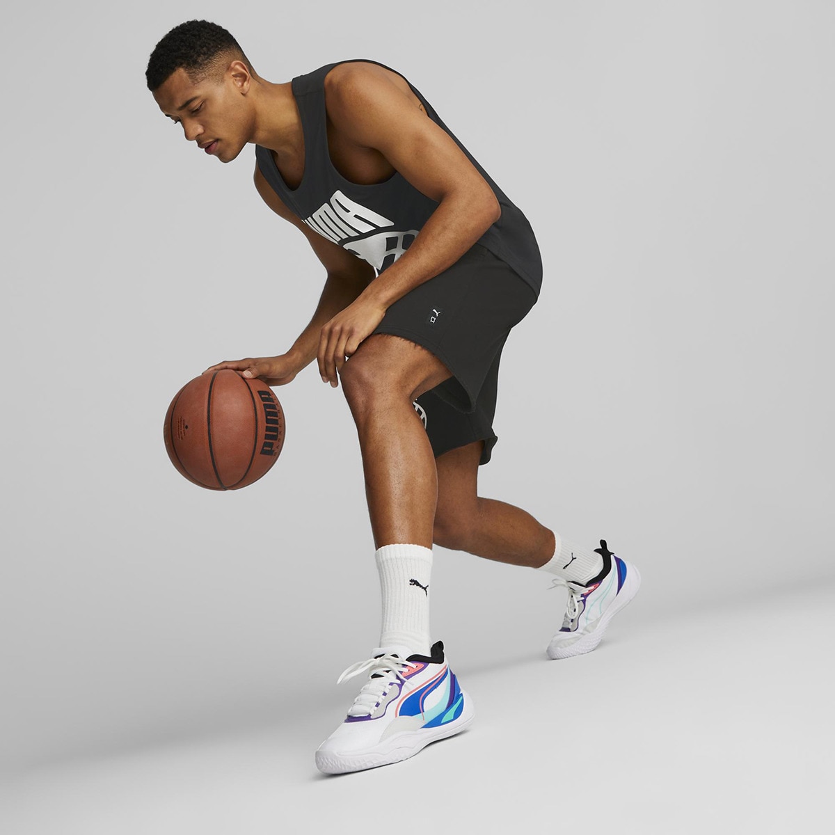 Sapatilhas de Basquetebol de Homem Playmaker Pro Branco / Multicolor-7