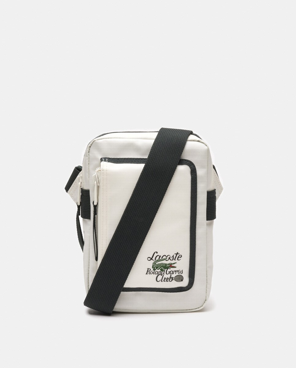 Sac à bandoulière vertical Roland Garros Edition à imprimé contrastant