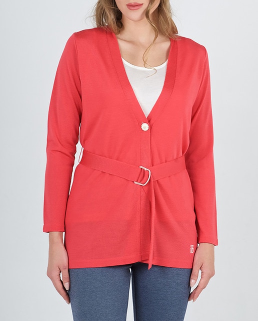 Imagen 0 de Chaqueta de mujer manga larga cinturon