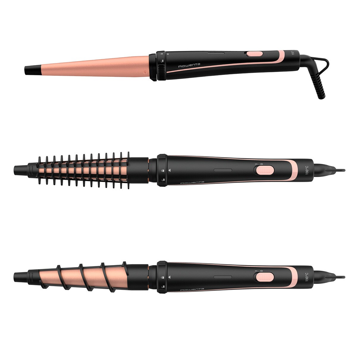 Rizador Rowenta CF4230F0 Multistyler 14 en 1 Negro / Rosa metalizado-4