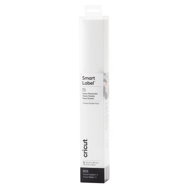Imagen 0 de Papel soluble Cricut Joy Smart Label 13x24