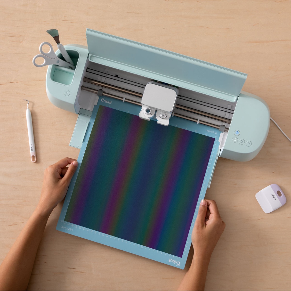 Vinilo termoadhesivo Cricut 12x19 reflectante Rainbow Multicolor-6