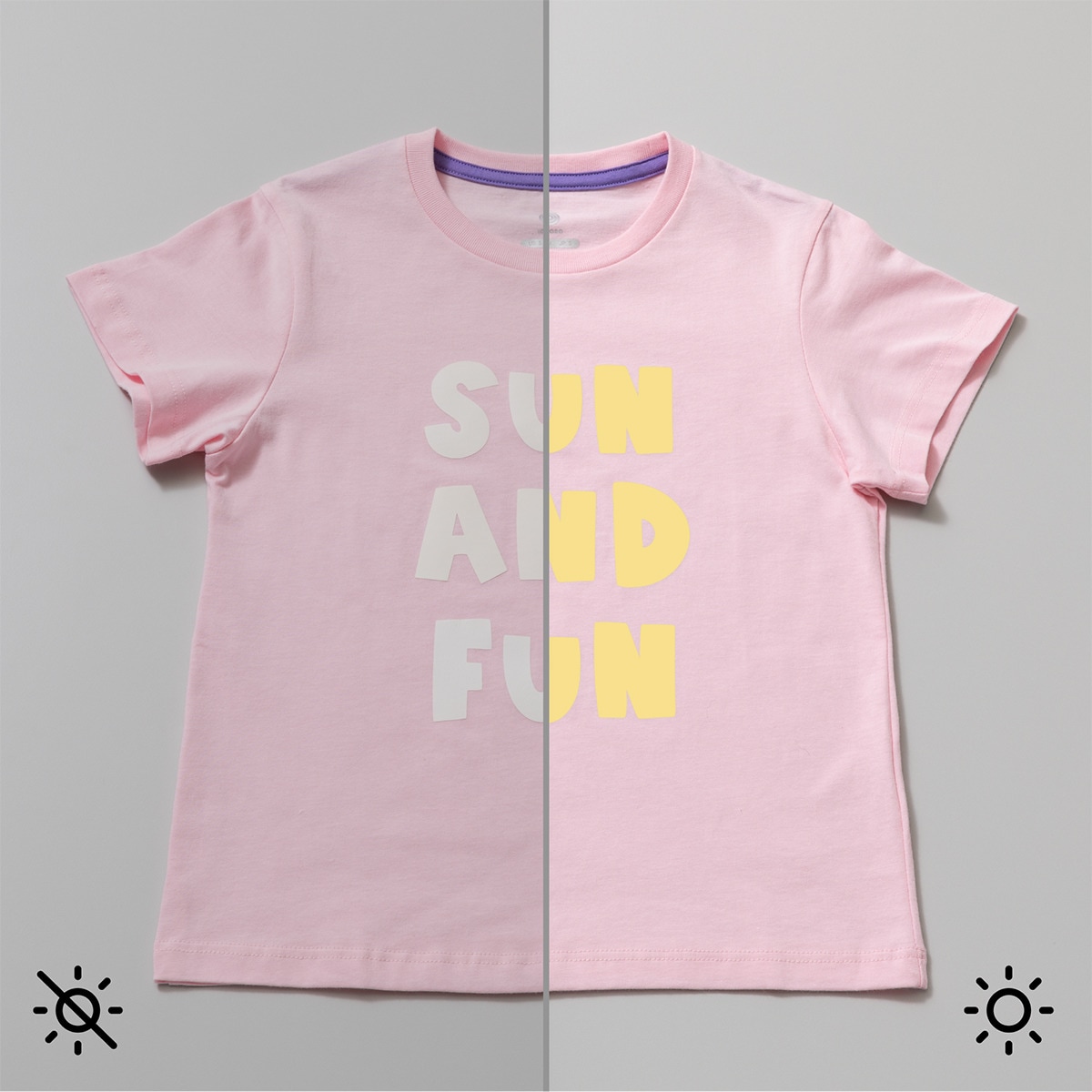 Vinilo termoadhesivo Cricut con cambio de color UV 12x19 Amarillo-11
