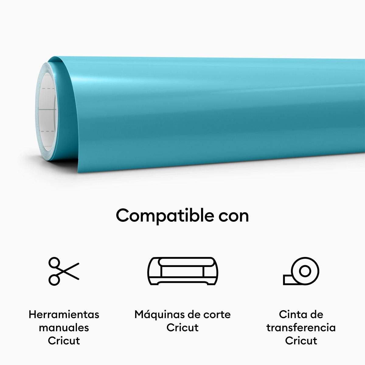 Vinilo Cricut permanente con cambio de color por calor 12x24 Azul-5