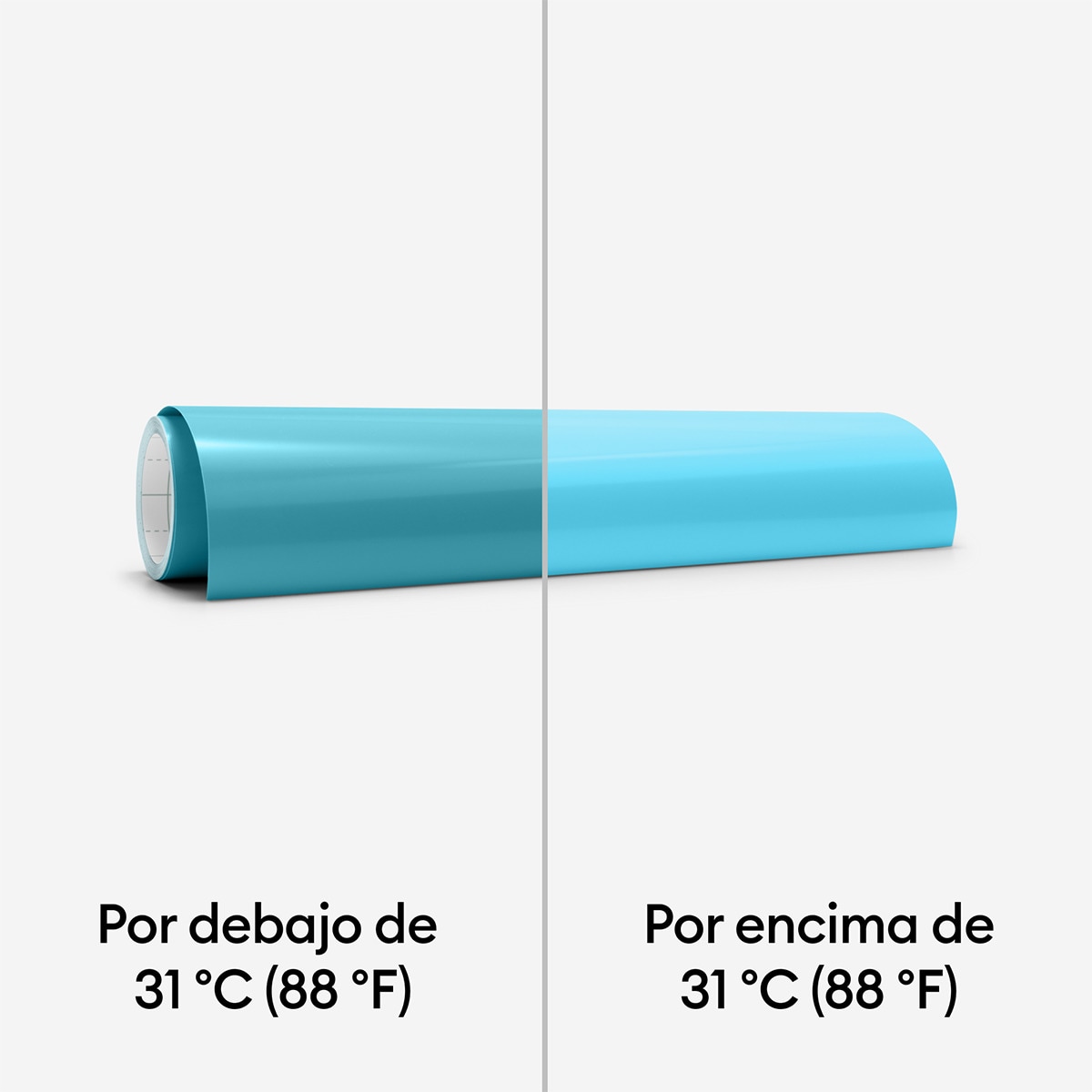 Vinilo Cricut permanente con cambio de color por calor 12x24 Azul-6