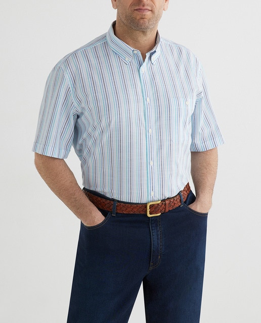 Imagen 0 de Camisa Essential de hombre classic de manga corta tallas grandes