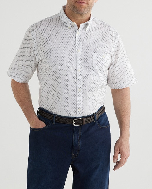 Imagen 0 de Camisa Essential de hombre classic de manga corta tallas grandes