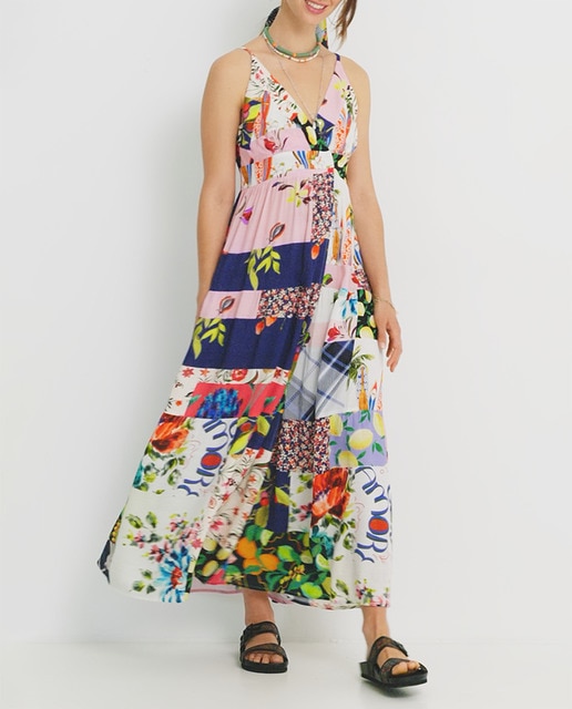Imagen 0 de Vestido largo tirantes