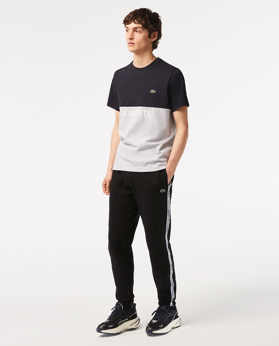 Pantalon de survêtement Lacoste avec rayure avec logo