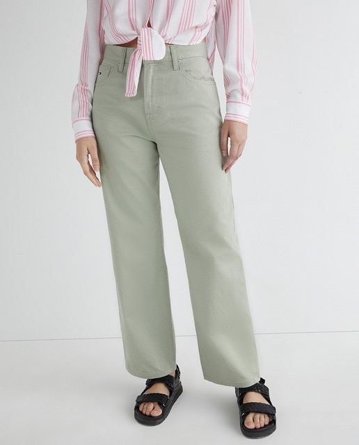 Imagen 0 de Pantalón de mujer tiro medio fit loose.