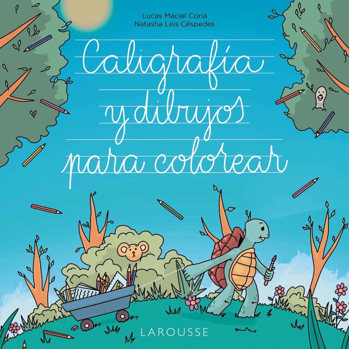 Caligrafía y dibujos para colorear (Capa mole) 1