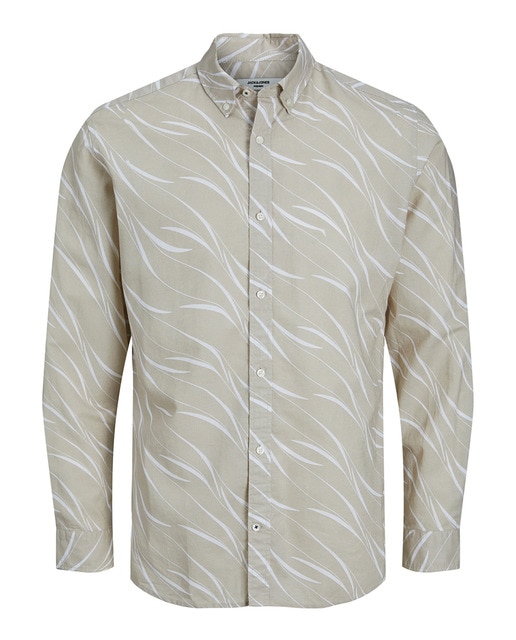 Imagen 0 de Camisa manga larga print floral hombre