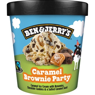helado de caramelo con trozos de brownie y cookies con un toque de sal tarrina 465 ml - Ben & Jerry's
