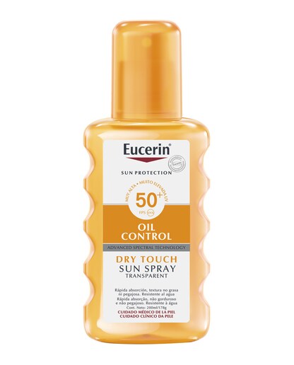 Imagen 0 de Protector solar Sun Spray Transparente Piel Sensible SPF 50 Eucerin