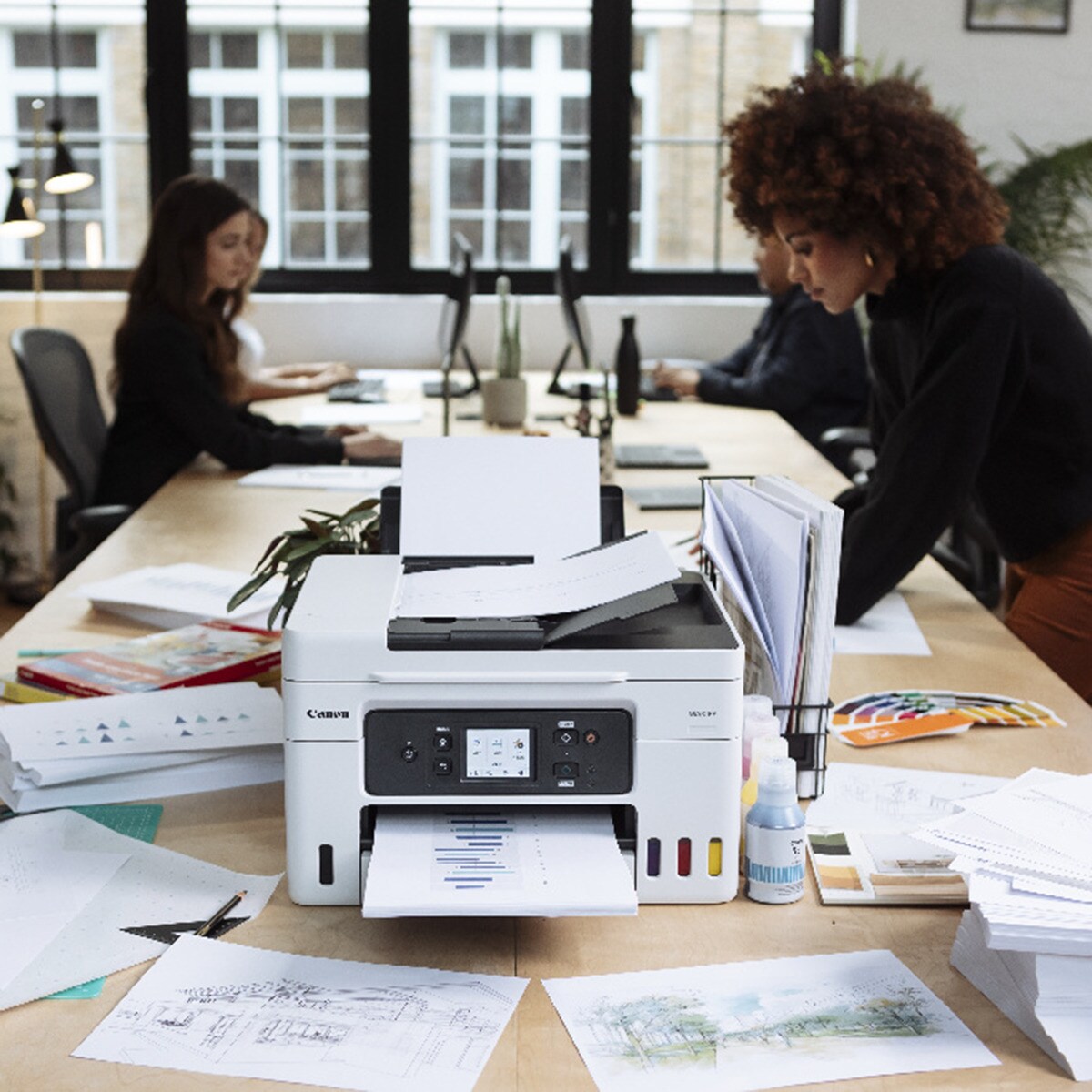 Impresora Multifunción Canon PIXMA GX4050, con ADF, Wi-Fi, Cloud Link y Ethernet Blanco-11