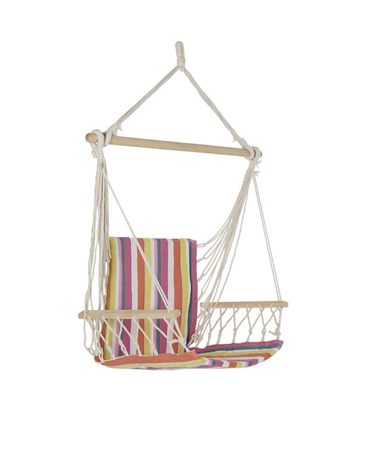 Imagen 0 de Sillón algodón poliéster 98x45x110 colgante rosa