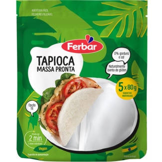 Tapioca Hidratada embalagem 400 g - Ferbar
