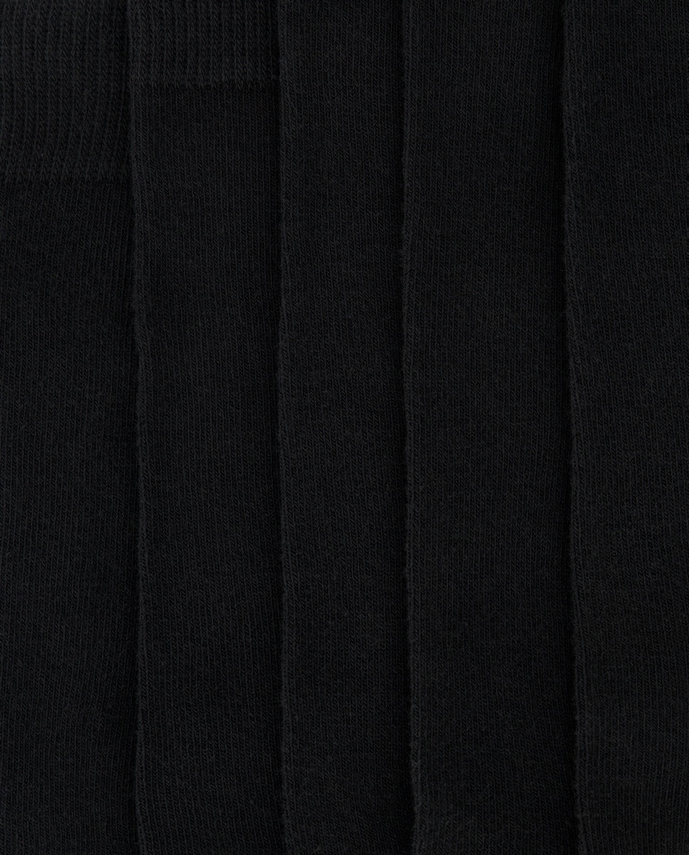 Pack 5 calcetines de hombre vestir Negro-2