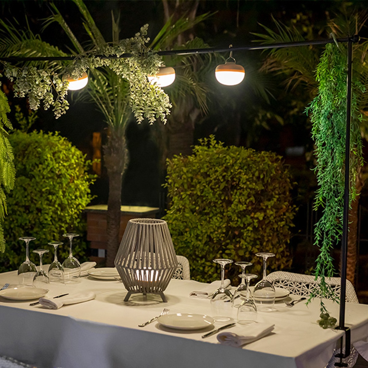 Bombilla LED de exterior recargable Cherry Bulb New Garden Blanco-4