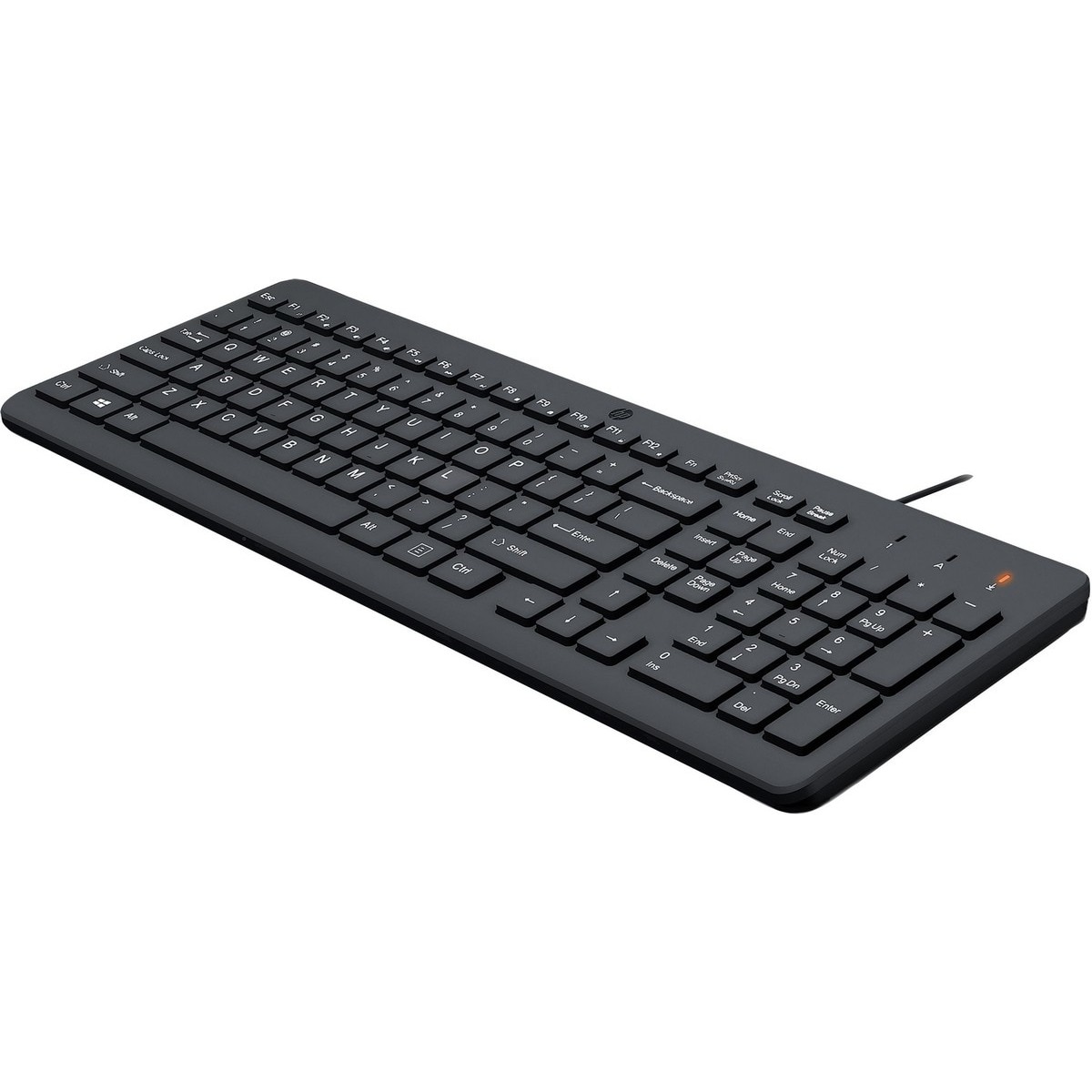 Teclado com Fios HP 150, PT, Numérico Preto-2