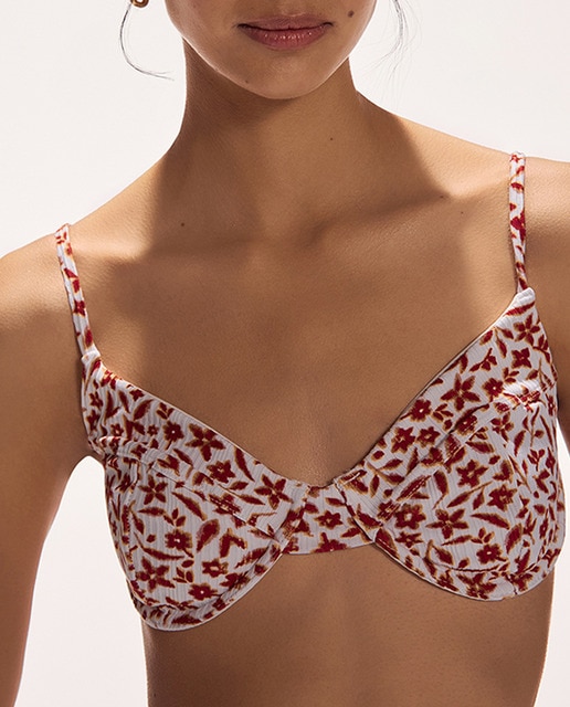 Imagen 0 de Top de bikini mujer aro copa B