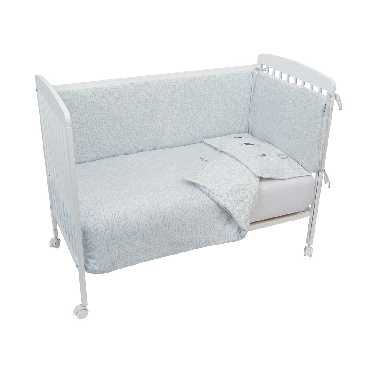 Imagen 0 de Funda nórdica Funda almohadaoh 100x135 bimbichic lunas int./ext.: 90% algodón 10% poliéster