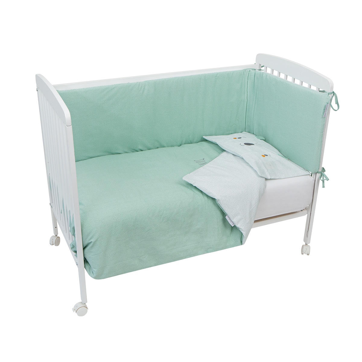 Imagen 0 de Funda nórdica prot Funda almohada 100x135 bimbichic lunas int./ext.: 90% algodón 10% poliéster