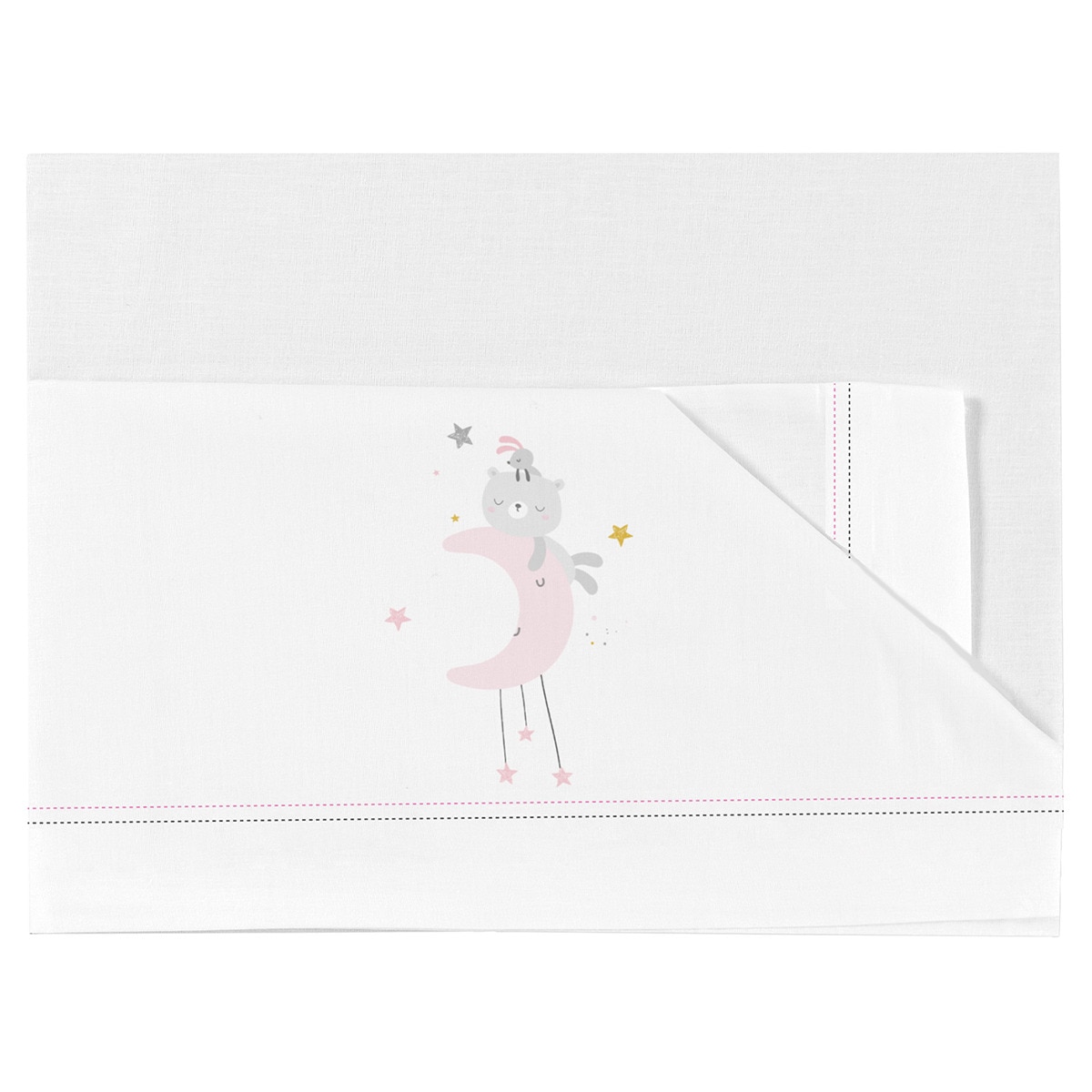 Imagen 0 de Tríptico sábanas70x140 bimbichic d.sue?os 100% algodón