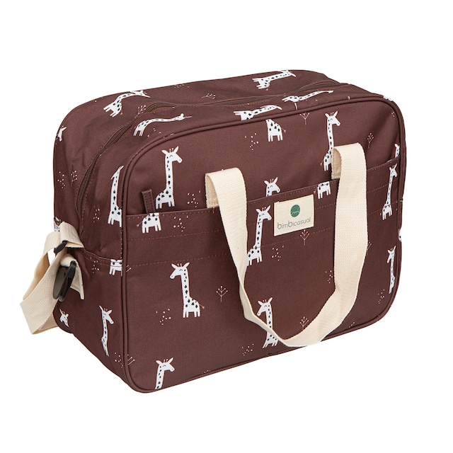 Imagen 0 de Bolso cambiador bimbicasual jirafa interior: 100% poliéster